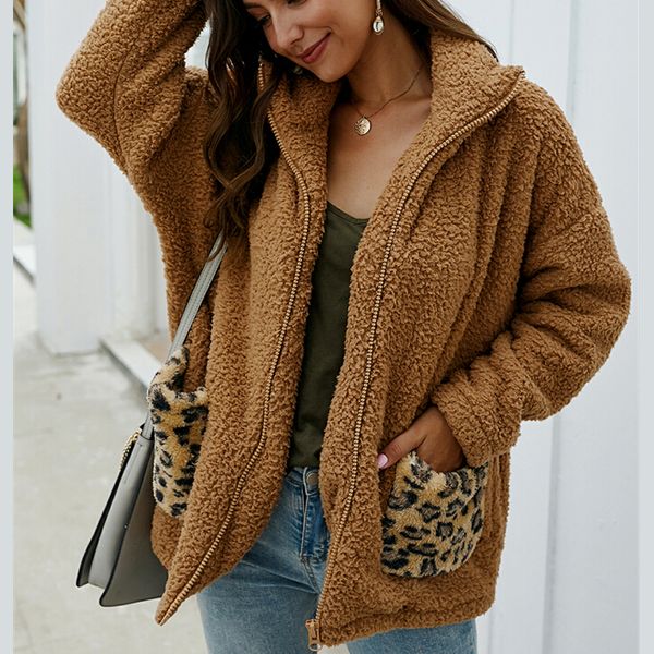 2019 women winter autumn fleece coats wool female thermal fur blends jackets clothes outerwear coat pocket new lady overcoat, Black
2019 women winter autumn fleece coats wool female thermal fur blends jackets clothes outerwear coat pocket new lady overcoat, Black