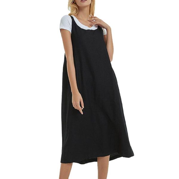 ladies beach dress summer loose solid color cotton sling halter black classic veil casual cover-ups sleeveless dresses #lr3
ladies beach dress summer loose solid color cotton sling halter black classic veil casual cover-ups sleeveless dresses #lr3