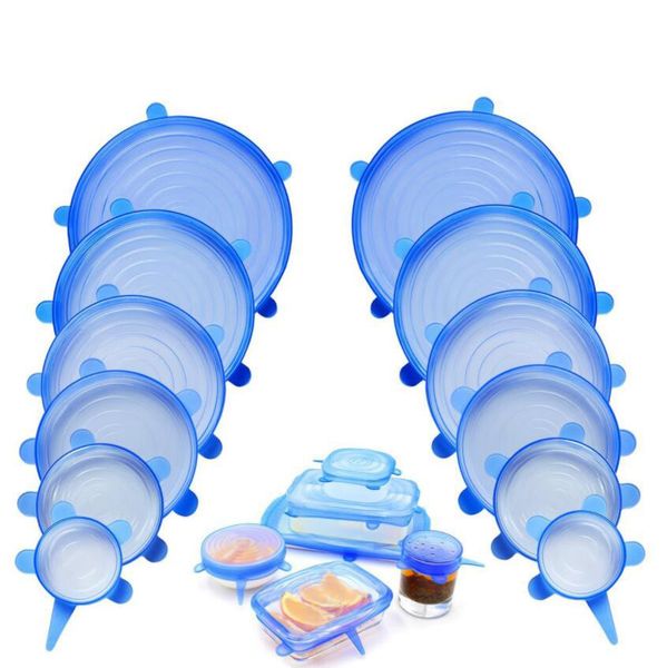 resendable silicone stretch lids universal lid silicone bowl pot lid silicone cover pan cooking food fresh cover microwave cover 6pcs/set
resendable silicone stretch lids universal lid silicone bowl pot lid silicone cover pan cooking food fresh cover microwave cover 6pcs/set