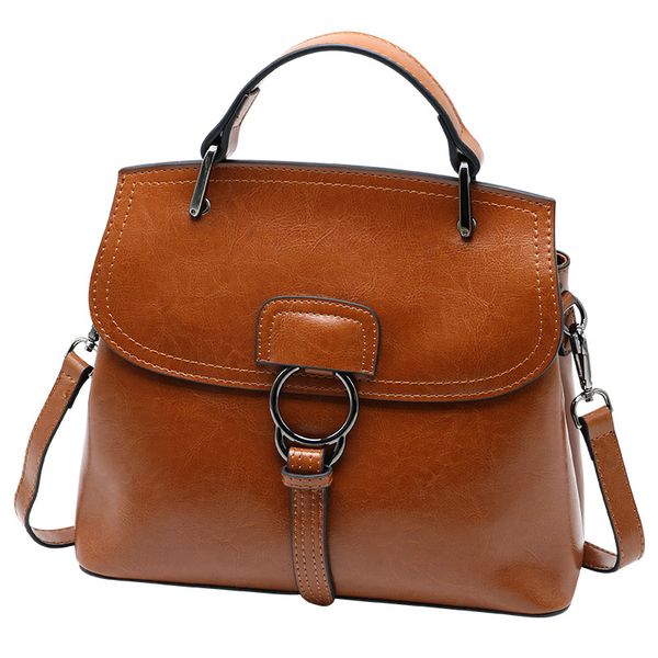 female bag new shell bag wild leather female handbag oil wax leather shoulder messenger hand fashion shoulder bags
female bag new shell bag wild leather female handbag oil wax leather shoulder messenger hand fashion shoulder bags