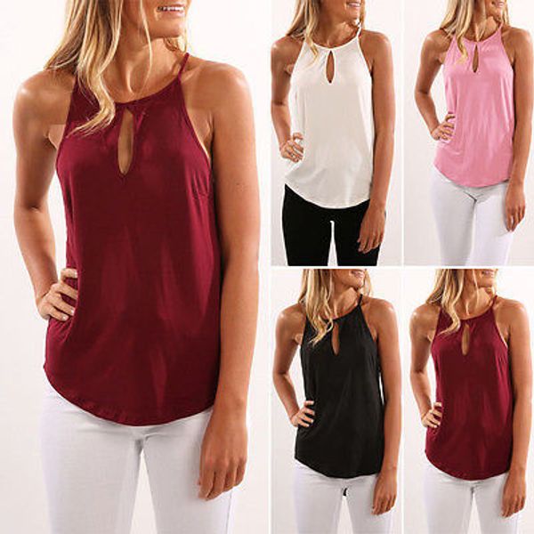 fashion women summer solid hollow out camis vest sleeveless strap casual tank black pink white red women clothing
fashion women summer solid hollow out camis vest sleeveless strap casual tank black pink white red women clothing