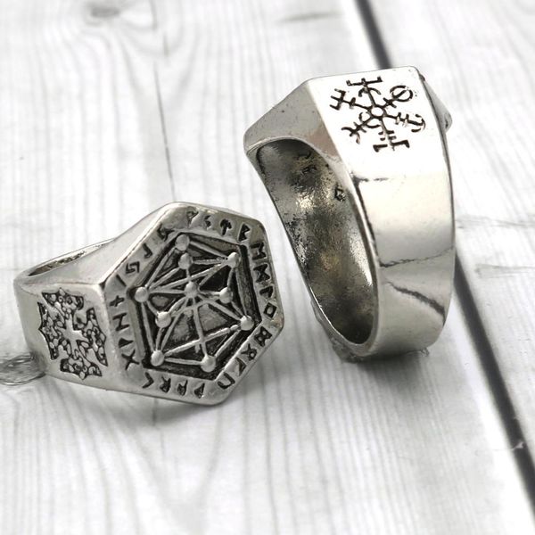 cast man nordic viking ring runes, totem life of tree rings compass, punk hiphop stainless steel viking ring for men, Golden;silver
cast man nordic viking ring runes, totem life of tree rings compass, punk hiphop stainless steel viking ring for men, Golden;silver
