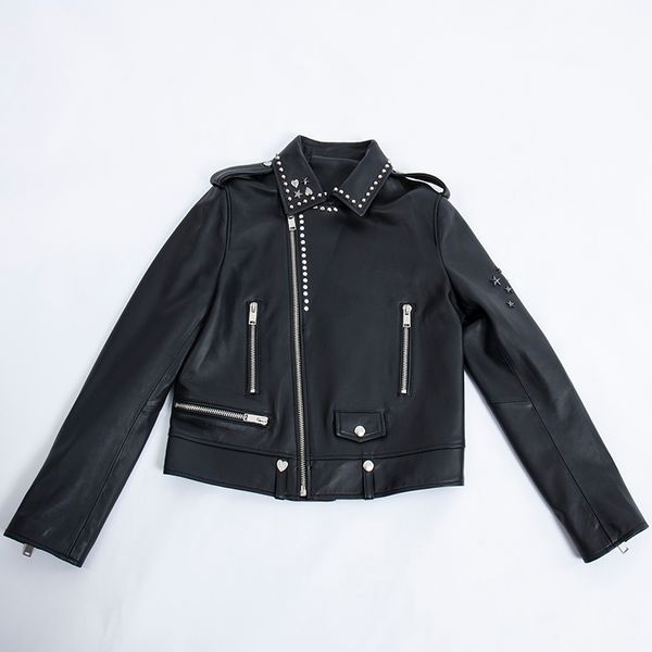 genuine real leather jacket women short slim black 100% natural sheepskin coat motocycle jacket female 2019 autumn outerwear
genuine real leather jacket women short slim black 100% natural sheepskin coat motocycle jacket female 2019 autumn outerwear