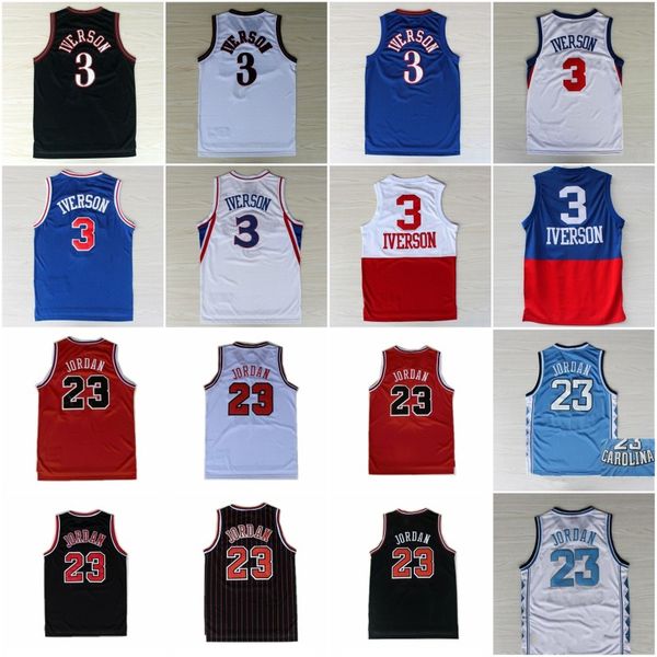 College 23 Michael Jersey Basketball Allen 3 Iverson North Carolina Vintage Jerseys Team Away Black Blue White Red
College 23 Michael Jersey Basketball Allen 3 Iverson North Carolina Vintage Jerseys Team Away Black Blue White Red