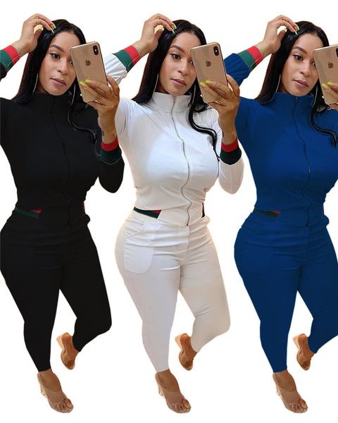 womens two piece pants stand collar long sleeve women 2pcs sets pants fashion womens clothing suits, White
womens two piece pants stand collar long sleeve women 2pcs sets pants fashion womens clothing suits, White