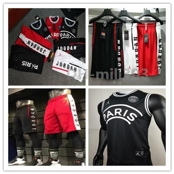 2019 paris aj jerseys vest and shorts michael jd air paris mbappe basketball dense au mesh fabric vest jersey football shirt kit maillot, Black
2019 paris aj jerseys vest and shorts michael jd air paris mbappe basketball dense au mesh fabric vest jersey football shirt kit maillot, Black