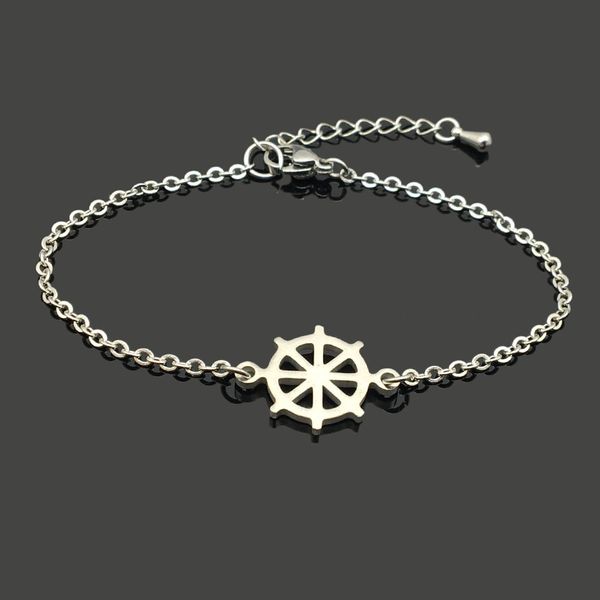 boat rudder charm stainless steel chain bracelet stainless steel rudder pendant chain bracelet for men women, Golden;silver
boat rudder charm stainless steel chain bracelet stainless steel rudder pendant chain bracelet for men women, Golden;silver