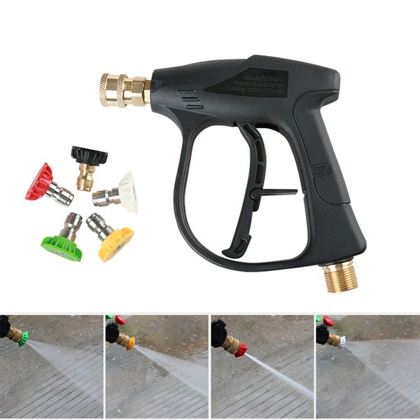 high pressure car washing gun with 5pcs quick connector nozzles for pressure washer water gun cleaning tools
high pressure car washing gun with 5pcs quick connector nozzles for pressure washer water gun cleaning tools