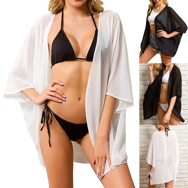 women sunscreen shirt black and white shirts beach solid cardigan bikini cover up casual loose print coats parka
women sunscreen shirt black and white shirts beach solid cardigan bikini cover up casual loose print coats parka