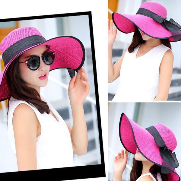 new summer wide large brim straw hat holiday women casual beach hat sun gorras panama cap sunscreen, Blue;gray
new summer wide large brim straw hat holiday women casual beach hat sun gorras panama cap sunscreen, Blue;gray