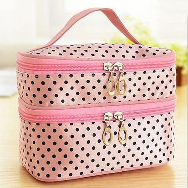 multifunction portable zipper cosmetic bag dot beauty case make up tas purse organizer storage travel multifunction bag new
multifunction portable zipper cosmetic bag dot beauty case make up tas purse organizer storage travel multifunction bag new