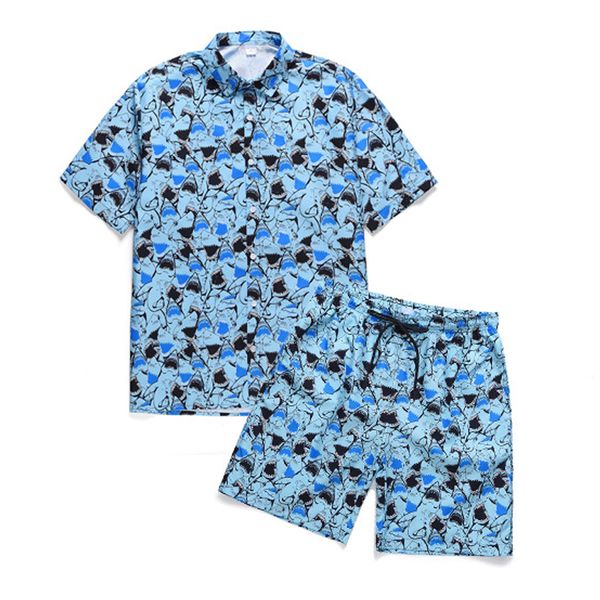 pattern tracksuit men summer beachwear men's set 2020 mens notched t shirts +shorts two piece sets floral beach swaet suit 2xl, Gray
pattern tracksuit men summer beachwear men's set 2020 mens notched t shirts +shorts two piece sets floral beach swaet suit 2xl, Gray