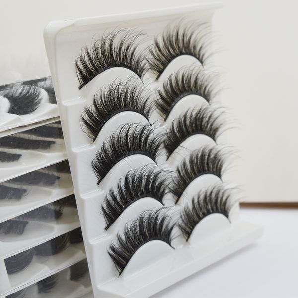 5 pairs 3d faux mink hair soft false eyelashes fluffy wispy thick lashes handmade soft eye makeup extension tools
5 pairs 3d faux mink hair soft false eyelashes fluffy wispy thick lashes handmade soft eye makeup extension tools