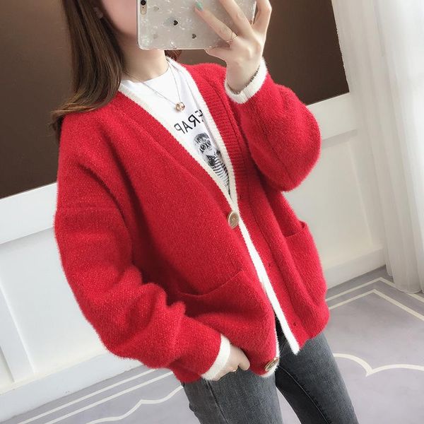 2019 new women luxury autumn winter warm fleece sweaters jackets ladies fashion long sleeve solid slim jacket coat cardigan red all code, White;black
2019 new women luxury autumn winter warm fleece sweaters jackets ladies fashion long sleeve solid slim jacket coat cardigan red all code, White;black