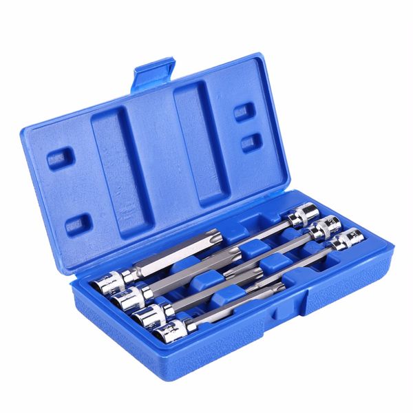 oversea 1 set 7pcs 3/8inch chrome-vanadium steel drive extra long torx star bit socket set car accessories chrome-vanadium stee
oversea 1 set 7pcs 3/8inch chrome-vanadium steel drive extra long torx star bit socket set car accessories chrome-vanadium stee