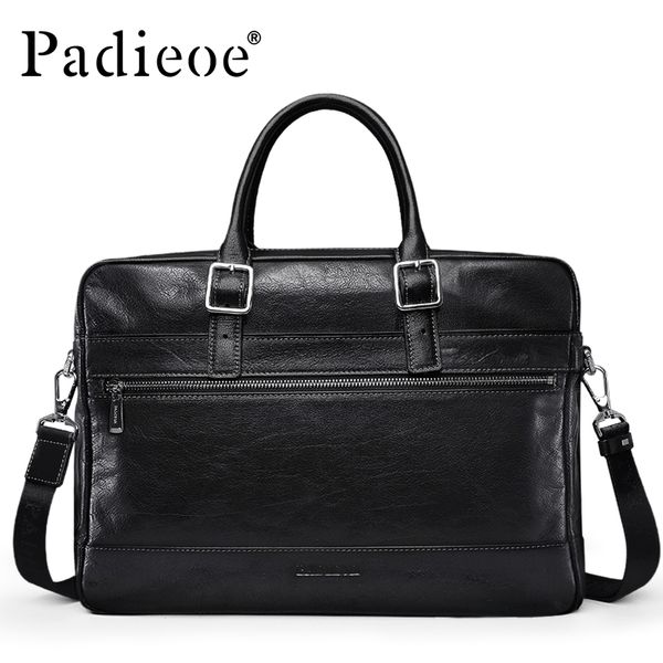 padieoe men's genuine leather vintage briefcase casual lapbusiness handbags crazy horse men bags cow leather male tote bags
padieoe men's genuine leather vintage briefcase casual lapbusiness handbags crazy horse men bags cow leather male tote bags