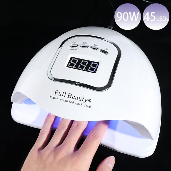 pro uv led nail lamp 90w/30w manicure dryer for curing all gel polish sunlight smart timing nail art drying machine tools lyfb5x
pro uv led nail lamp 90w/30w manicure dryer for curing all gel polish sunlight smart timing nail art drying machine tools lyfb5x