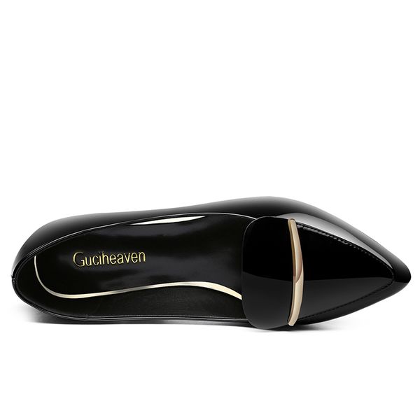 guciheaven women shallow pumps office pointed toe slip-on dress shoes low heels 2.8cm mirror surface patent leather red sole, Black
guciheaven women shallow pumps office pointed toe slip-on dress shoes low heels 2.8cm mirror surface patent leather red sole, Black