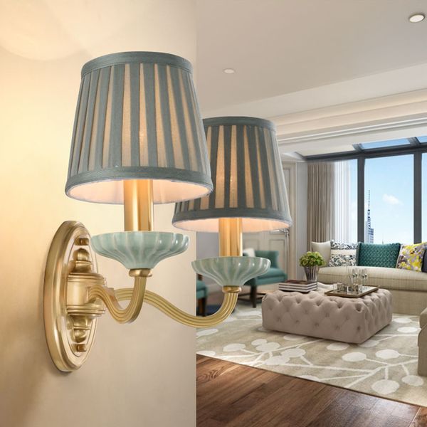 american copper wall lamps simple ceramic sconce wall lights living room corridor aisle vanity lighting bedroom bedside stair led fabric lam
american copper wall lamps simple ceramic sconce wall lights living room corridor aisle vanity lighting bedroom bedside stair led fabric lam