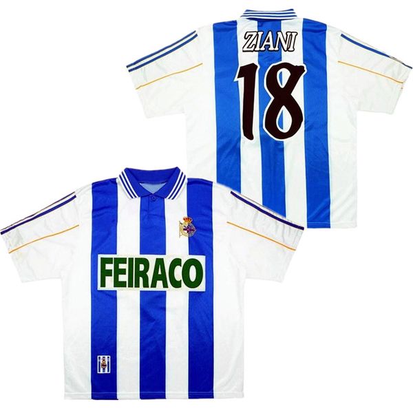 1999-00 retro deportivo de la coruna soccer jersey turu flores makaay pauleta fran bitinho perez ziani jaime helder classic football shirt, Black;yellow
1999-00 retro deportivo de la coruna soccer jersey turu flores makaay pauleta fran bitinho perez ziani jaime helder classic football shirt, Black;yellow