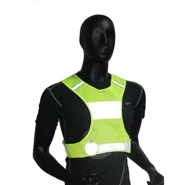 men outdoor running reflective vest lightweight safety sleeveless short solid sport all seasons vest, Black
men outdoor running reflective vest lightweight safety sleeveless short solid sport all seasons vest, Black