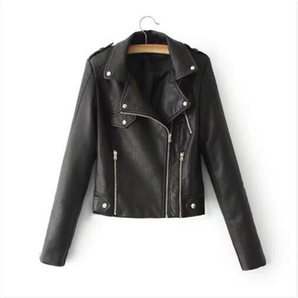 women's jackets 2021 women leather jacket motorcycle turn collar zipper large size coat clothes autumn slim outwear tight, Black;brown
women's jackets 2021 women leather jacket motorcycle turn collar zipper large size coat clothes autumn slim outwear tight, Black;brown