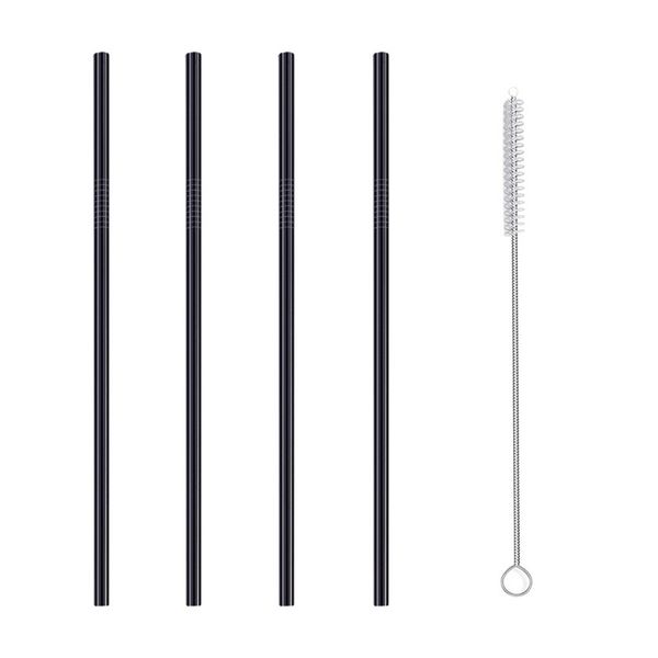 new metal straws tenske 4pcs stainless steel metal drinking straw reusable straws+1pc cleaner brush kit 0312#30
new metal straws tenske 4pcs stainless steel metal drinking straw reusable straws+1pc cleaner brush kit 0312#30