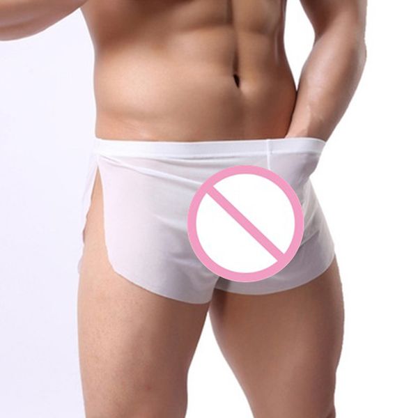 sleep bottoms ultra-thin men's side split sleeping boxers ice silk see through mesh casual male pijama underwear, Black;white
sleep bottoms ultra-thin men's side split sleeping boxers ice silk see through mesh casual male pijama underwear, Black;white
