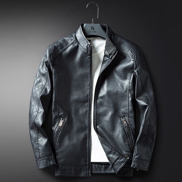 men's pu leather autumn and winter casual style jackets new slim leather jacket korean fashion wallet males coat, Black;brown
men's pu leather autumn and winter casual style jackets new slim leather jacket korean fashion wallet males coat, Black;brown