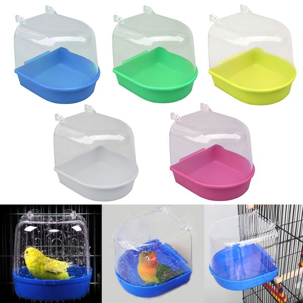1pc plastic bird water bath box bathtub parrot for parakeet lovebird bird pet cage hanging bowl parakeet birdbath
1pc plastic bird water bath box bathtub parrot for parakeet lovebird bird pet cage hanging bowl parakeet birdbath