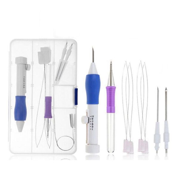 magic diy embroidery pen set knitting sewing tool kit punch needle stitching ltt9591, Black
magic diy embroidery pen set knitting sewing tool kit punch needle stitching ltt9591, Black