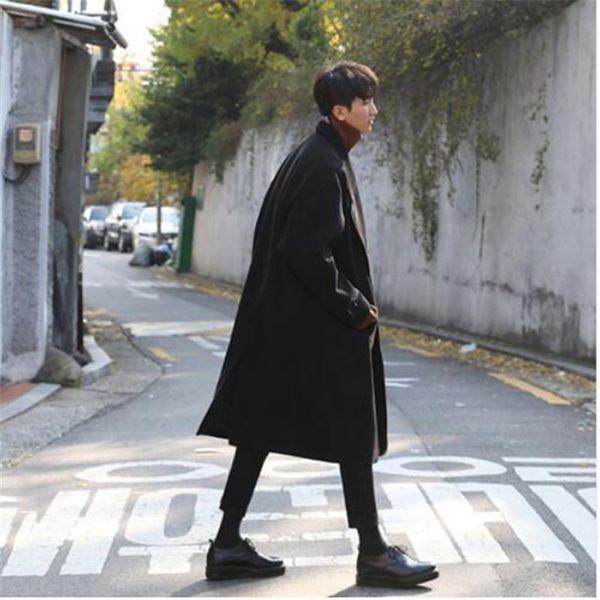 m-xlovercoat long design wool coat woolen outerwear male loose wool coat male brief, White;black
m-xlovercoat long design wool coat woolen outerwear male loose wool coat male brief, White;black