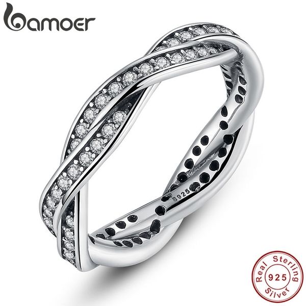925 sterling braided pave silver with clear cz authentic twist of fate stackable twisted ring jewelry pa7116 t190627, Slivery;golden
925 sterling braided pave silver with clear cz authentic twist of fate stackable twisted ring jewelry pa7116 t190627, Slivery;golden
