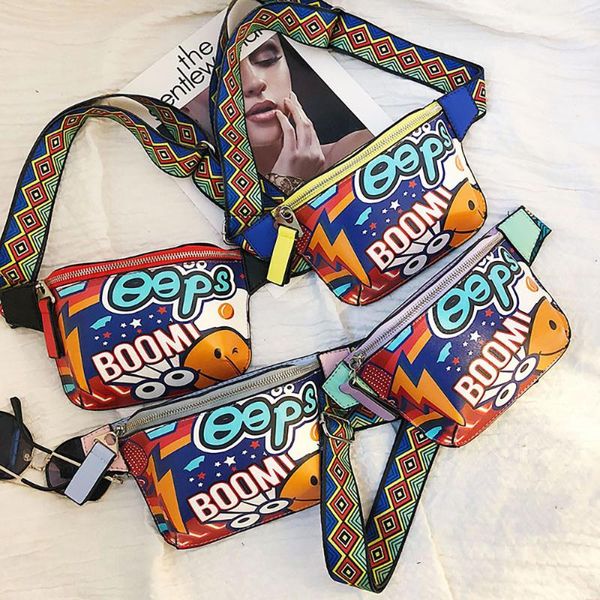 women's bag fashion chest bag small mini chest shoulder graffiti printing wide shoulder strap messenger purse #38
women's bag fashion chest bag small mini chest shoulder graffiti printing wide shoulder strap messenger purse #38