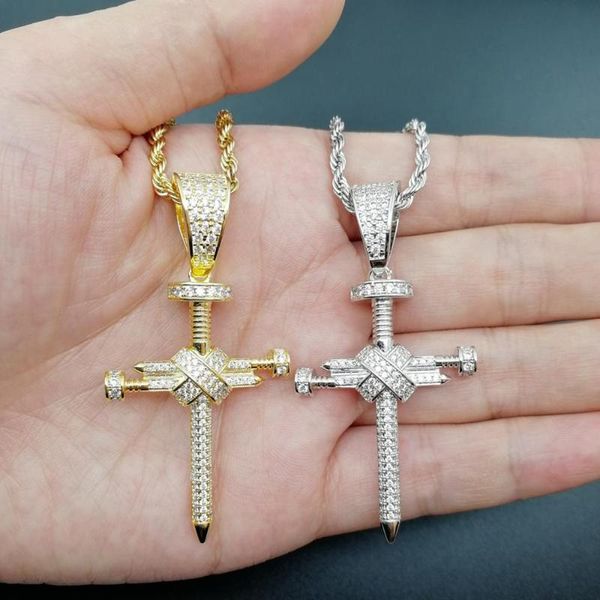 2019 men hip hop iced out cross pendant necklaces cubic zirconia male pendants necklace hiphop jewelry gift, Silver
2019 men hip hop iced out cross pendant necklaces cubic zirconia male pendants necklace hiphop jewelry gift, Silver