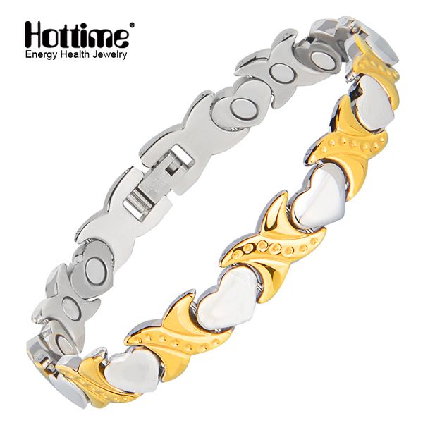 ime healthy bracelets & bangles for women jewelry energy magnetic bracelet for women heart hand chain ing, Golden;silver
ime healthy bracelets & bangles for women jewelry energy magnetic bracelet for women heart hand chain ing, Golden;silver