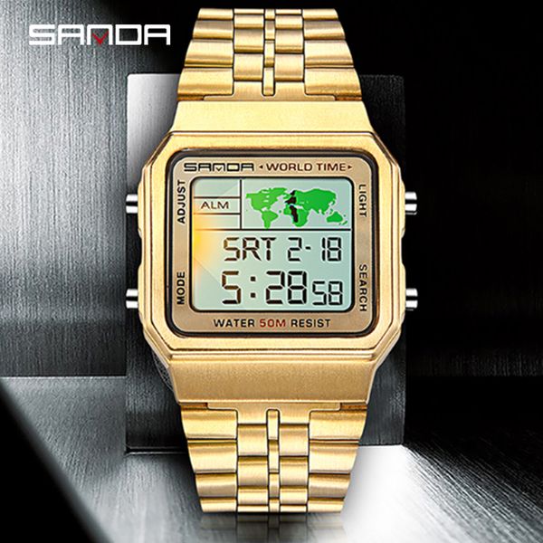 relojes hombre 2019 sanda men watch fashion sport clock mens watches luxury business waterproof watch relogio masculino, Slivery;brown
relojes hombre 2019 sanda men watch fashion sport clock mens watches luxury business waterproof watch relogio masculino, Slivery;brown