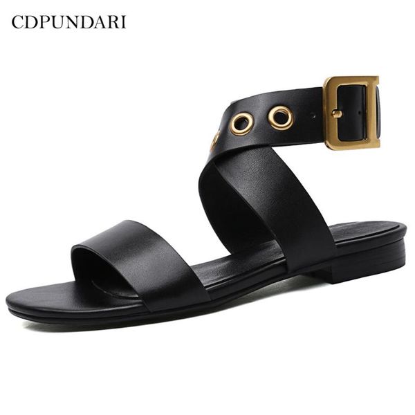 cdpundari genuine leather women flat sandals ladies gladiator sandals summer shoes woman sandalias mujer black white
cdpundari genuine leather women flat sandals ladies gladiator sandals summer shoes woman sandalias mujer black white