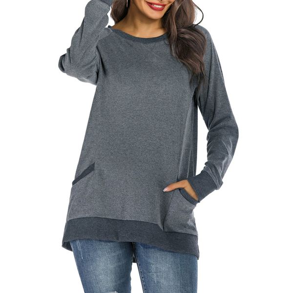 moletom feminino inverno women long sleeve v-neck patchwork pullover shirt blouse pocket casual 2019 for women, Black
moletom feminino inverno women long sleeve v-neck patchwork pullover shirt blouse pocket casual 2019 for women, Black