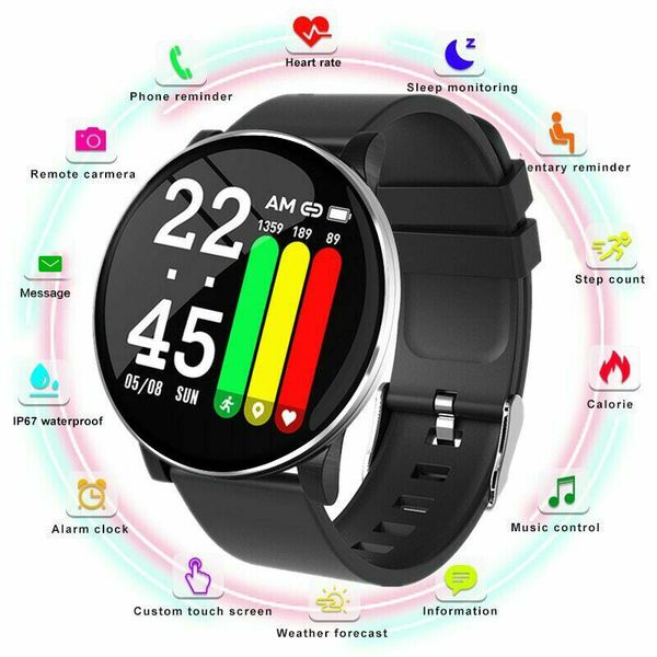 balight w8 smart watch men women heart rate blood oxygen pressure fitness bracelet, Slivery;brown
balight w8 smart watch men women heart rate blood oxygen pressure fitness bracelet, Slivery;brown