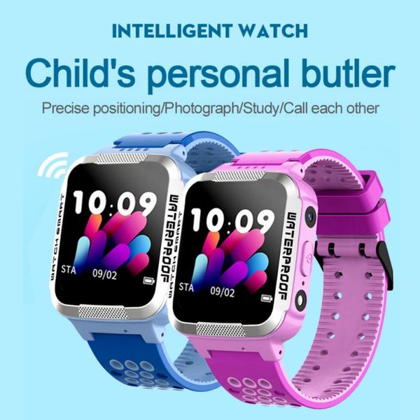 children's smart phone watch ip67 waterproof voice chat two-way call sos emergency help positioning children's watch, Blue
children's smart phone watch ip67 waterproof voice chat two-way call sos emergency help positioning children's watch, Blue
