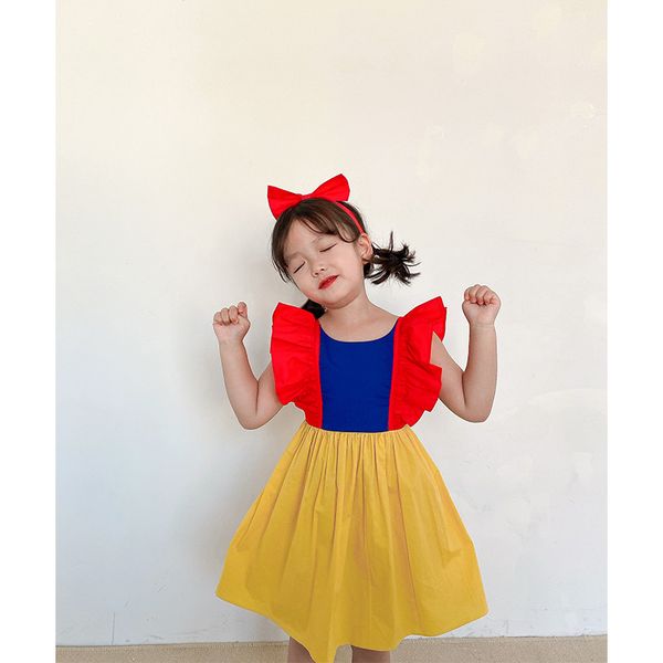 girls fashion dresses summer new children clothes cartoon princess dresses baby thin performance dress, Red;yellow
girls fashion dresses summer new children clothes cartoon princess dresses baby thin performance dress, Red;yellow