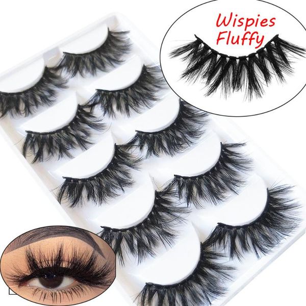 5 pairs 25mm 6d faux mink false eyelashes dramatic long wispies fluffy fake eyelash lashes extension eye makeup tools
5 pairs 25mm 6d faux mink false eyelashes dramatic long wispies fluffy fake eyelash lashes extension eye makeup tools