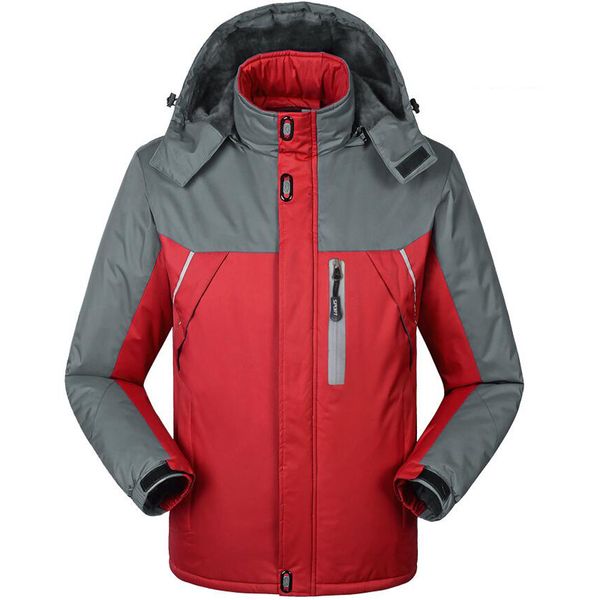 winter thicken coat men outwear jackets waterproof windproof fleece warm climb mountain jacket mens windbreaker hooded parkas ly191225, Black
winter thicken coat men outwear jackets waterproof windproof fleece warm climb mountain jacket mens windbreaker hooded parkas ly191225, Black