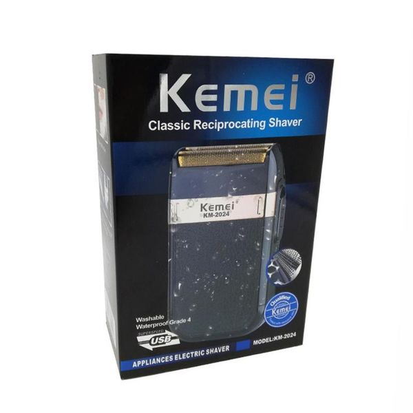 kemei km-2024 electric shaver for men twin blade waterproof usb reciprocating rechargeable cordless razor shaving machine barber trimmer may
kemei km-2024 electric shaver for men twin blade waterproof usb reciprocating rechargeable cordless razor shaving machine barber trimmer may