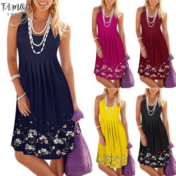 women o-neck sleeveless a-line swing dress casual long tunic plus size empire knee length, Black;gray
women o-neck sleeveless a-line swing dress casual long tunic plus size empire knee length, Black;gray