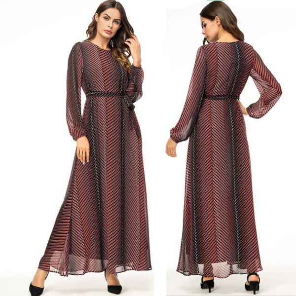 abaya vestidos 2019 chiffon striped turkey arabic muslim hijab dress qatar uae dubai abayas for women turkish islamic clothing, Red
abaya vestidos 2019 chiffon striped turkey arabic muslim hijab dress qatar uae dubai abayas for women turkish islamic clothing, Red