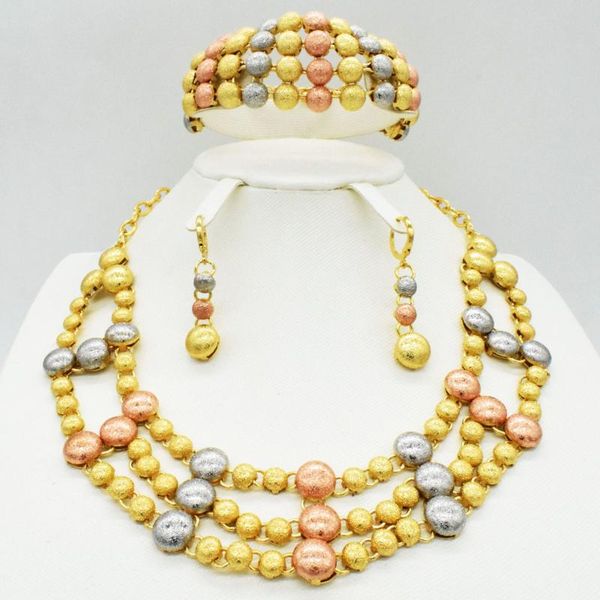 dubai gold necklace earrings collection fashion nigeria wedding african pearl jewelry collection italian women's jewelry set, Silver
dubai gold necklace earrings collection fashion nigeria wedding african pearl jewelry collection italian women's jewelry set, Silver