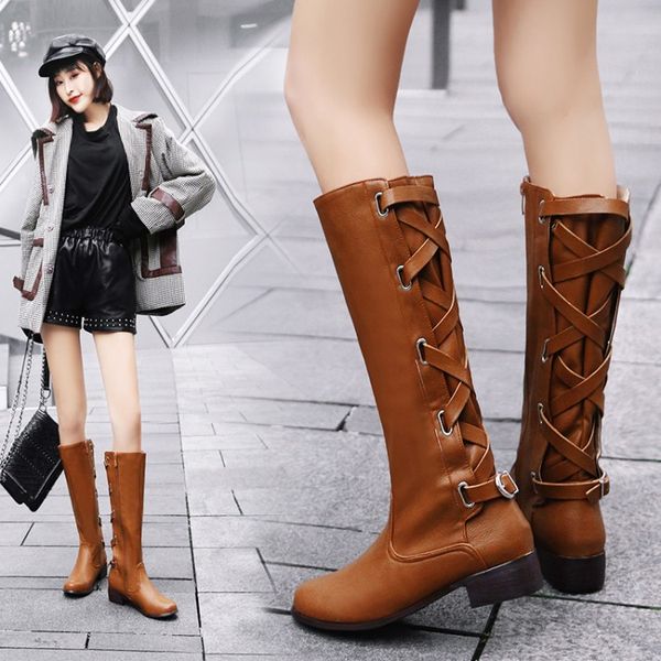 small big size 33 to 42 to 48 casual flat heel lace up back knee high boots brown beige black yellow
small big size 33 to 42 to 48 casual flat heel lace up back knee high boots brown beige black yellow