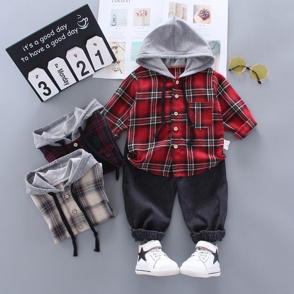 kids sport suits toddler boys clothes children clothing set boy clothes set plaid hooded pants 2pcs suits outfits tracksuit, White
kids sport suits toddler boys clothes children clothing set boy clothes set plaid hooded pants 2pcs suits outfits tracksuit, White